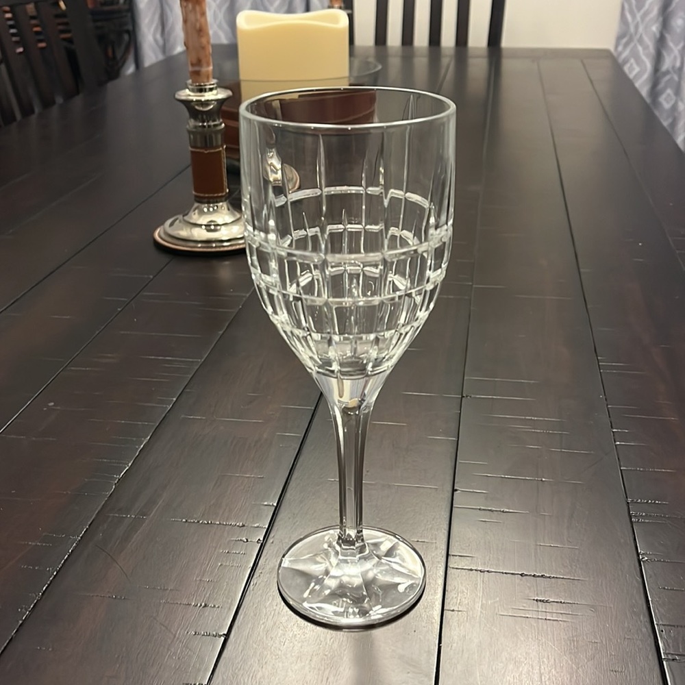Ralph Lauren Cocktail Party Classic Crystal Water Goblet wine Glass multiple Ava